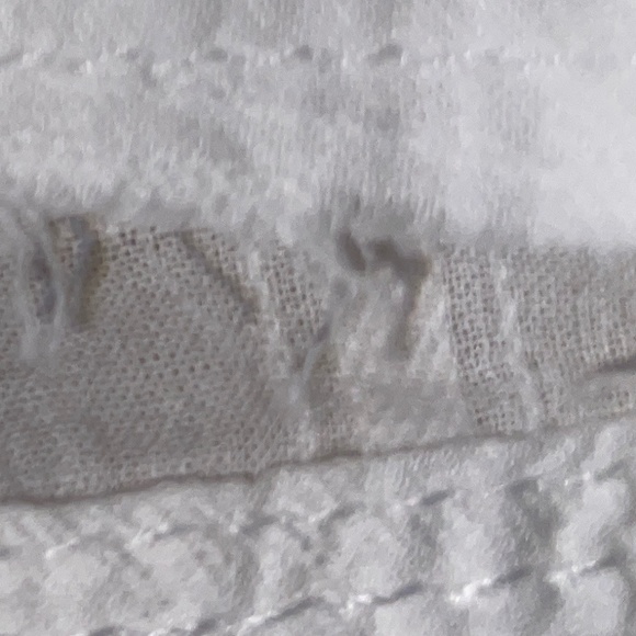 Brand New PILCRO CROPPED HENLEY BLOUSE - Picture 11 of 13